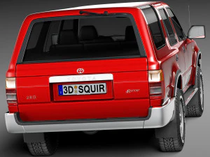 Toyota 4runner 1989-1997 3D Model