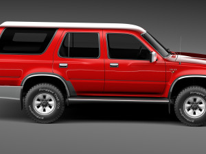 Toyota 4runner 1989-1997 3D Модель