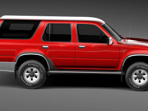 Toyota 4runner 1989-1997 3D Model