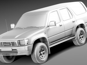 Toyota 4runner 1989-1997 3D Модель