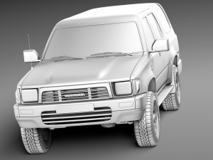 Toyota 4runner 1989-1997 3D Модель