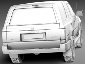 Toyota 4runner 1989-1997 3D Model