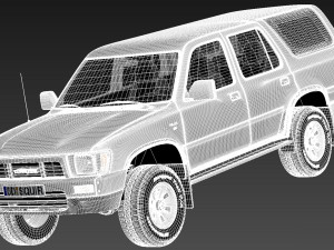 Toyota 4runner 1989-1997 3D Модель