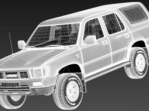 Toyota 4runner 1989-1997 3D Model