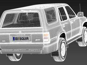 Toyota 4runner 1989-1997 3D Модель