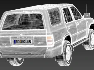 Toyota 4runner 1989-1997 3D Model