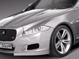 Jaguar XJR 2014 3D Model