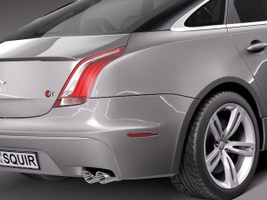Jaguar XJR 2014 3D-Modell