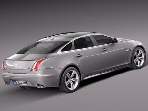 Jaguar XJR 2014 3D-Modell