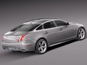 Jaguar XJR 2014 3D Model