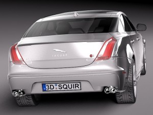 Jaguar XJR 2014 3D-Modell