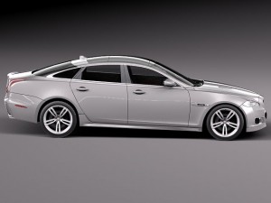 Jaguar XJR 2014 3D-Modell
