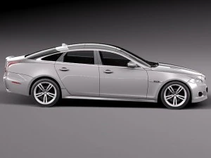 Jaguar XJR 2014 3D Model
