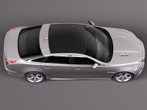 Jaguar XJR 2014 3D-Modell