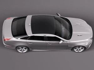 Jaguar XJR 2014 3D Model
