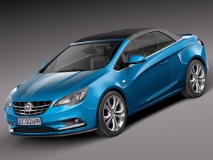 Opel Cascada 2014 3D Model
