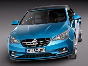 Opel Cascada 2014 3D Model