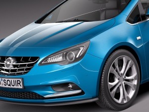 Opel Cascada 2014 3D Модель