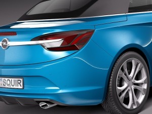 Opel Cascada 2014 3D Модель