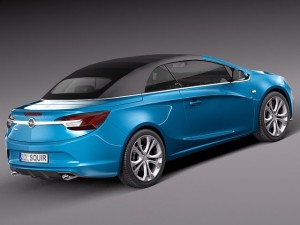 Opel Cascada 2014 3D Модель
