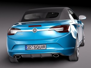 Opel Cascada 2014 3D Модель