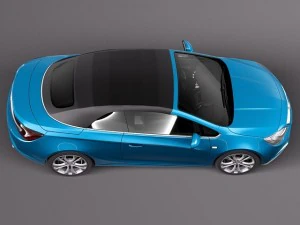 Opel Cascada 2014 3D Model