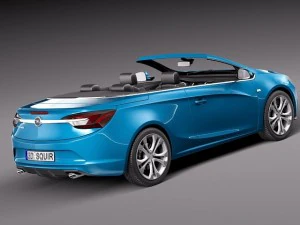 Opel Cascada 2014 3D Model