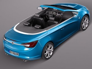 Opel Cascada 2014 3D Модель