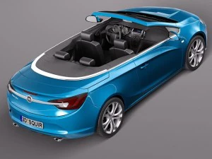 Opel Cascada 2014 3D Model