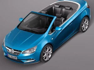 Opel Cascada 2014 3D Model