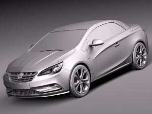 Opel Cascada 2014 3D Модель