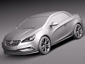 Opel Cascada 2014 3D Model