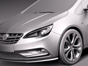 Opel Cascada 2014 3D Модель