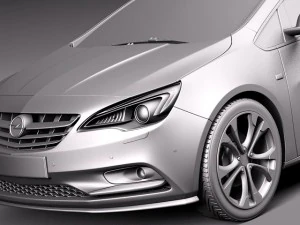 Opel Cascada 2014 3D Model