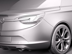 Opel Cascada 2014 3D Модель
