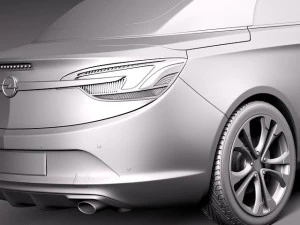 Opel Cascada 2014 3D Model