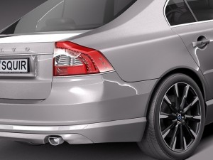 Volvo S80 2014 3D Модель