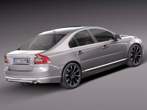 Volvo S80 2014 3D Модель