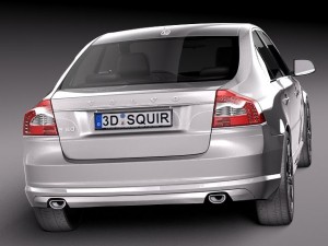 Volvo S80 2014 3D Модель