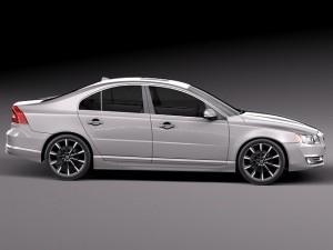 Volvo S80 2014 3D Модель