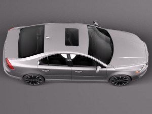 Volvo S80 2014 3D Модель