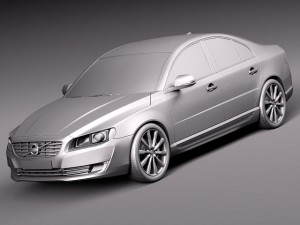 Volvo S80 2014 3D Модель
