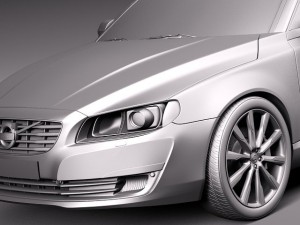 Volvo S80 2014 3D Модель