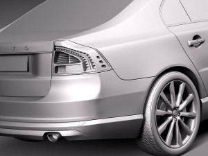Volvo S80 2014 3D Модель