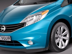 Nissan Versa Note 2014 3D-Modell
