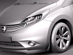 Nissan Versa Note 2014 3D-Modell