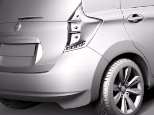 Nissan Versa Note 2014 3D Model
