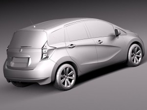 Nissan Versa Note 2014 3D-Modell
