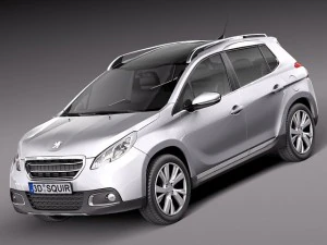 Peugeot 2008 2014 3D Modell
