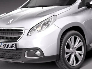 Peugeot 2008 2014 3D Model